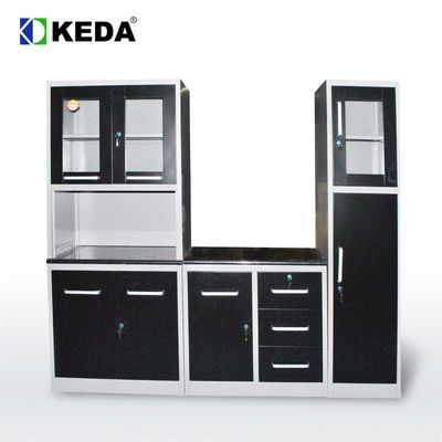 89 κλ 192cm υψηλά μαύρα γραφεία κουζινών