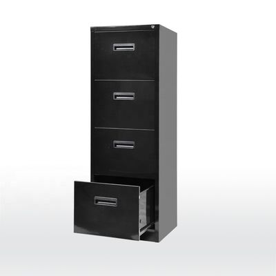 Μαύρο SGS 460mm ντουλάπι αρχειοθέτησης συρταριών πλάτους