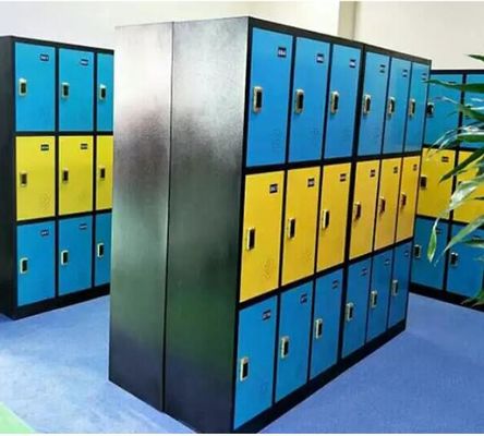 Μπλε Μαύρος 6 πόρτες 9 χρώματος του ISO μικτός ο πιστοποιητικό ντουλάπι αποθήκευσης χάλυβα πορτών