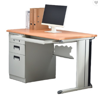 Ξύλινο MDF 25mm μετάλλων επίπλωσης σχολικών γραφείων tabletop εύρωστο γραφείο υπολογιστών με το γραφείο συρταριών
