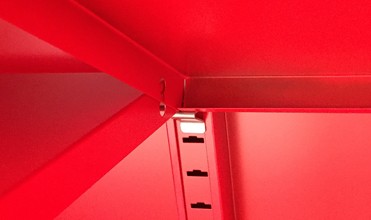 Καθιστικό 0.6mm/0.7mm ζωηρόχρωμο γραφείο στάσεων TV χάλυβα γραφείου αποθήκευσης μετάλλων 3